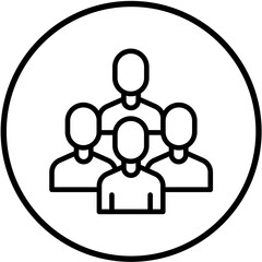 Vector Design Team Icon Style