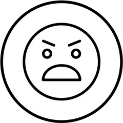 Vector Design Yelling Icon Style