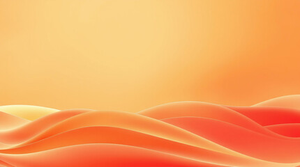 Abstract orange shape background. 3d rendering illustration