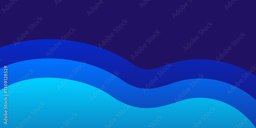 Poster decorative abstract shape background vector design.