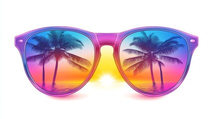 DesignCreativity Vector Design View Tropical Shimmer