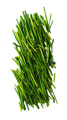 Obraz premium Fresh chives harvest kitchen food photography natural light