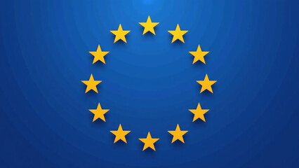 european union flag makes versatile logo suitable various products like labels badges stickers vector graphics