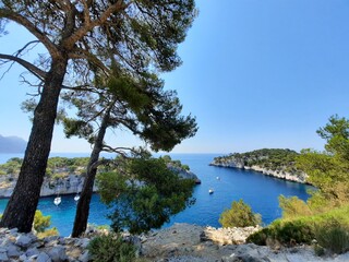 France, Macizo de Calanques, Calanques of Marseille, Mediterranean Sea, Cote d'Azur, National Park of Calanques
