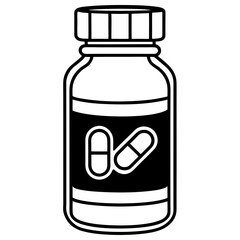 bottle of medicine