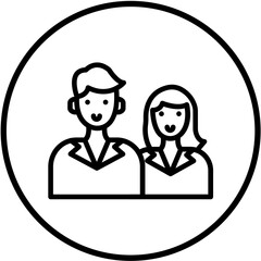 Vector Design Customer Family Icon Style