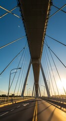 Obraz premium Majestic Suspension Bridge