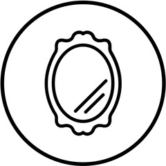 Vector Design Mirror Icon Style