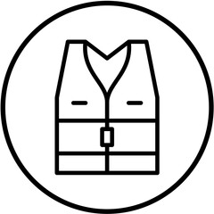 Vector Design Life Vest Icon Style