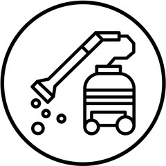 Vector Design Vacuum Cleaner Icon Style