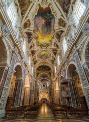 
Palermo, Italy - a Unesco World Heritage and one of the most beautiful churches in Italy, Casa Professa (Church of the Gesù) is one of the highlights of Palermo 