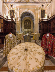 
Palermo, Italy - a Unesco World Heritage and one of the most beautiful churches in Italy, Casa Professa (Church of the Gesù) is one of the highlights of Palermo 