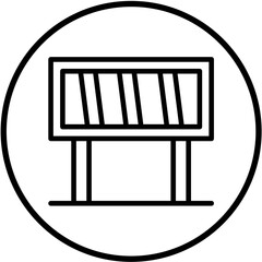 Vector Design Barrier Icon Style