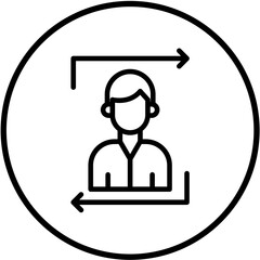 Fototapeta premium Vector Design Returning Visitor Icon Style