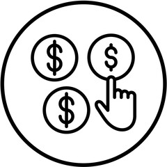 Vector Design Pay Per Click Icon Style