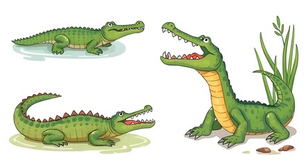 Obraz premium Crocodile illustration