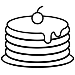 illustration of a cake