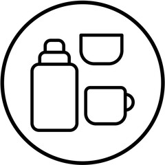 Vector Design Thermos Icon Style