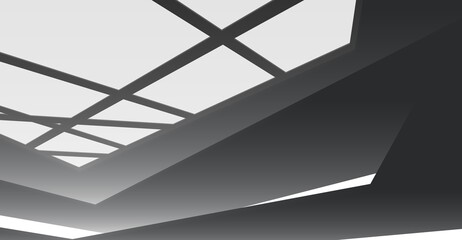 Futuristic Architectural Abstract &ndash; Geometric Structures and Modern Urban Design