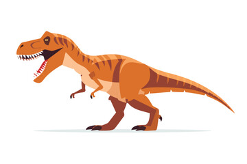 Fototapeta premium AI-generated dinosaur illustration in prehistoric era