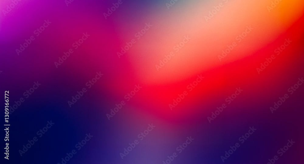 Leinwandbilder Vibrant gradient background with smooth color transitions. Colors blend seamlessly creating an abstract and visually appealing backdrop.