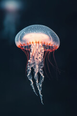 Explore the Mystical World of Jellyfish: Ethereal Elegance Beneath the Waves in Vibrant Oceanic Colors