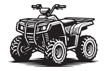 All Terrain Vehicle Illustration For Adventure and Recreational Activities