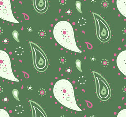 Pretty image, pattern flowery. Art tribal, oriental delicate. Draw mandala, orient endless.