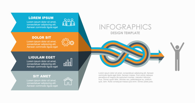 Infographic design template with place for your data. Vector illustration.
