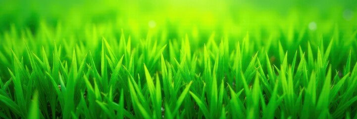 Fototapeta premium Vibrant green grass texture, perfect background , illustration, leaf