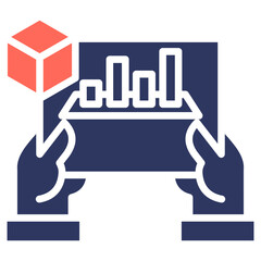 Increase Productivity glyph color icon