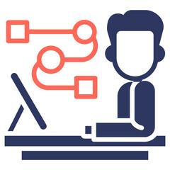 Workflow glyph color icon