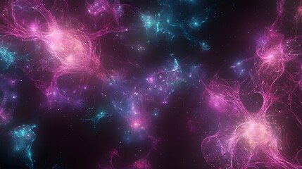 Abstract representation of an AI neural network with glowing connections, symbolizing advanced technology and artificial intelligence