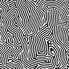 Black and white wavy line pattern design for backgrounds and textures in graphic projects