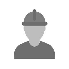 Obraz premium Construction Worker Safety Helmet Vector Illustration