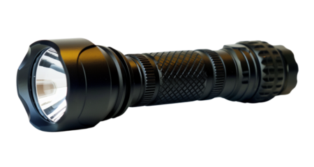 Flashlight  isolated on white background