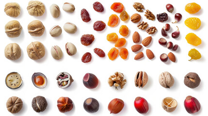 Obraz premium nuts and dried fruits
