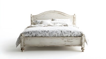 Antique Bed: The elegant antique bed, a centerpiece of comfort and style, exudes vintage charm, offering a sanctuary for relaxation.