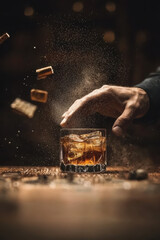 Indulge in the Art of Mixology: Perfect Cocktail Creation with Ice and Whiskey for Signature Evening Enjoyment