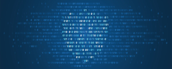 Cyber security technology vector background