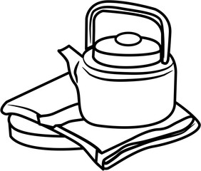 Cozy home coloring page
