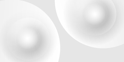 White geometric abstract background overlapping layers on bright space with line effect decoration.