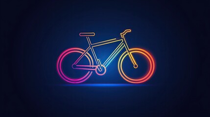 Fototapeta premium Cycling Enthusiast Logo