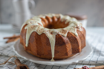 sweet home made german gugelhupf cake