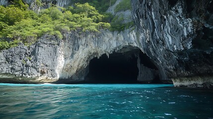 The stunning white sands and crystal-clear waters of Maya Bay on Phi Phi Islands