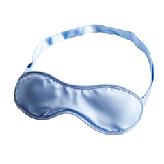 A mask made of silk material on transparent background