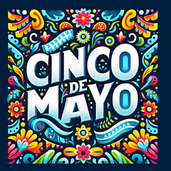 Colorful Cinco de Mayo Celebration Illustration