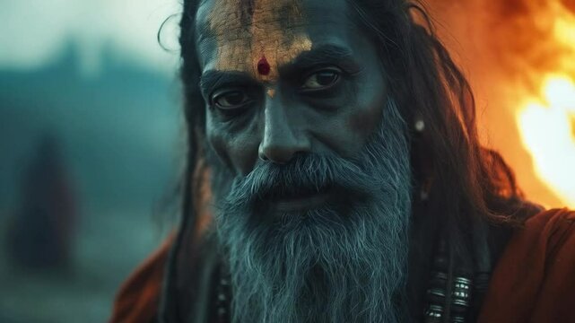 A kumbh mela sadhu
