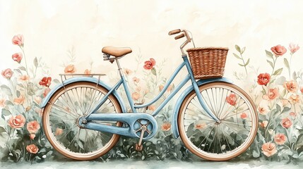 Hand-Painted Bicycle Decor