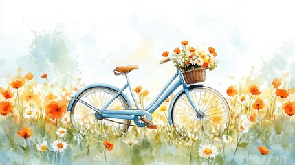 Hand-Painted Bicycle Decor